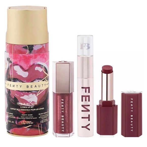 Fenty Beauty Other - FENTY BEAUTY It's Riri Szn 3-Piece Lip Set